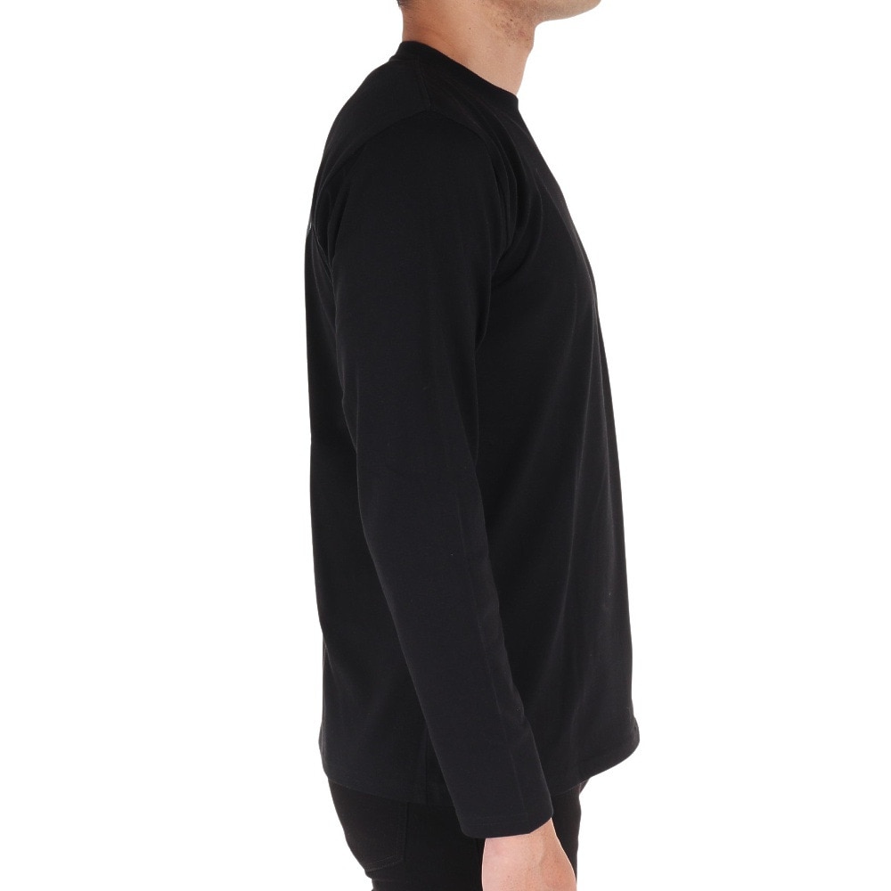 スノーピーク（snow peak）（メンズ）長袖Tシャツ ロンT Botanical Biotope 長袖Tシャツ TS-23SU004 BK ブラック
