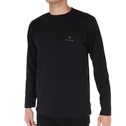 (メンズ)長袖Tシャツ ロンT Botanical Biotope 長袖Tシャツ TS-23SU004 BK ブラック