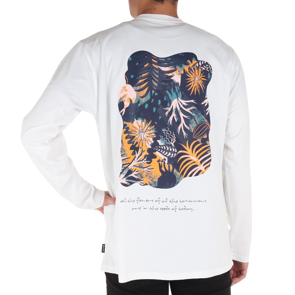 スノーピーク（snow peak）（メンズ）長袖Tシャツ ロンT Botanical Biotope 長袖Tシャツ TS-23SU004 WH ホワイト