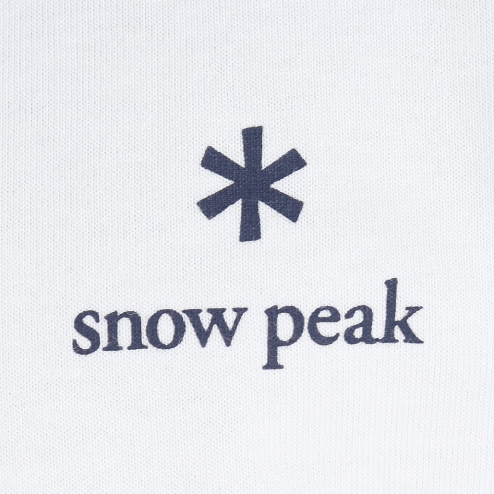 スノーピーク（snow peak）（メンズ）長袖Tシャツ ロンT Botanical Biotope 長袖Tシャツ TS-23SU004 WH ホワイト