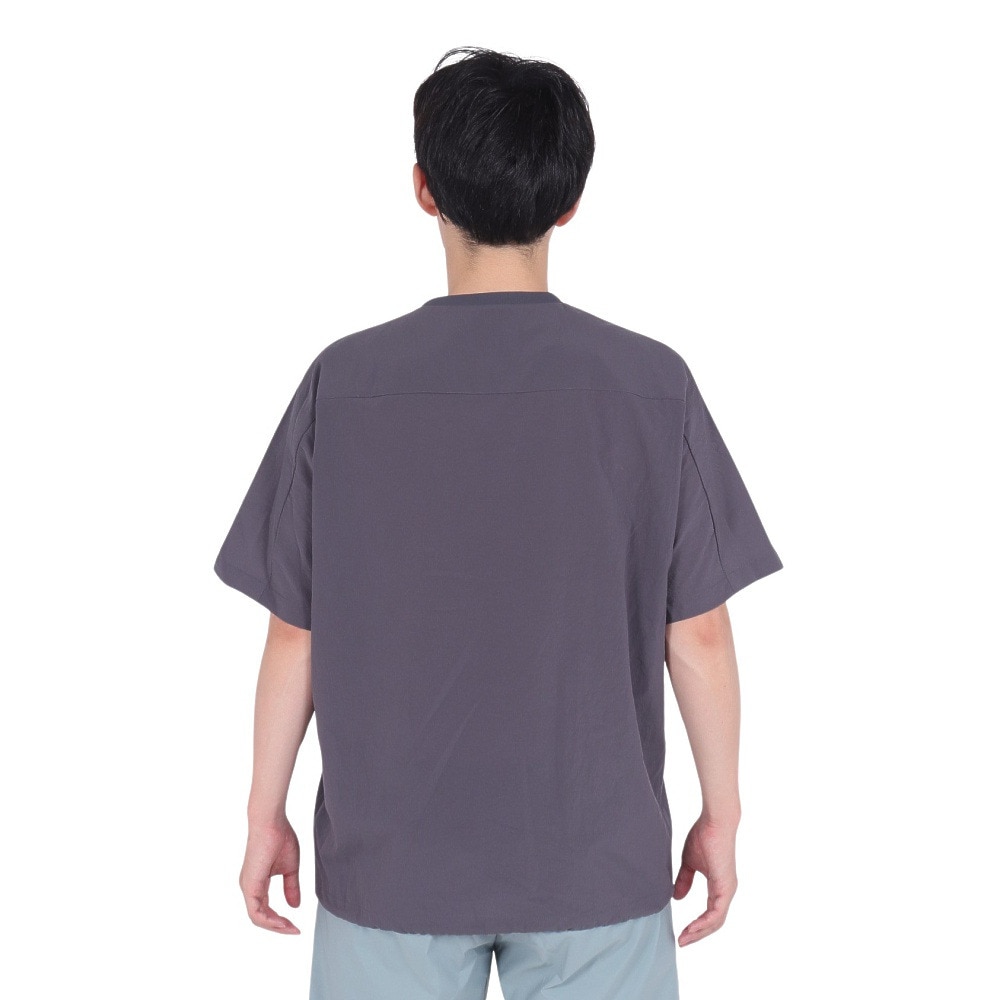 スノーピーク（snow peak）（メンズ、レディース）半袖Tシャツ Breathable クイックドライ TS-23SU009 AS ダークグレー