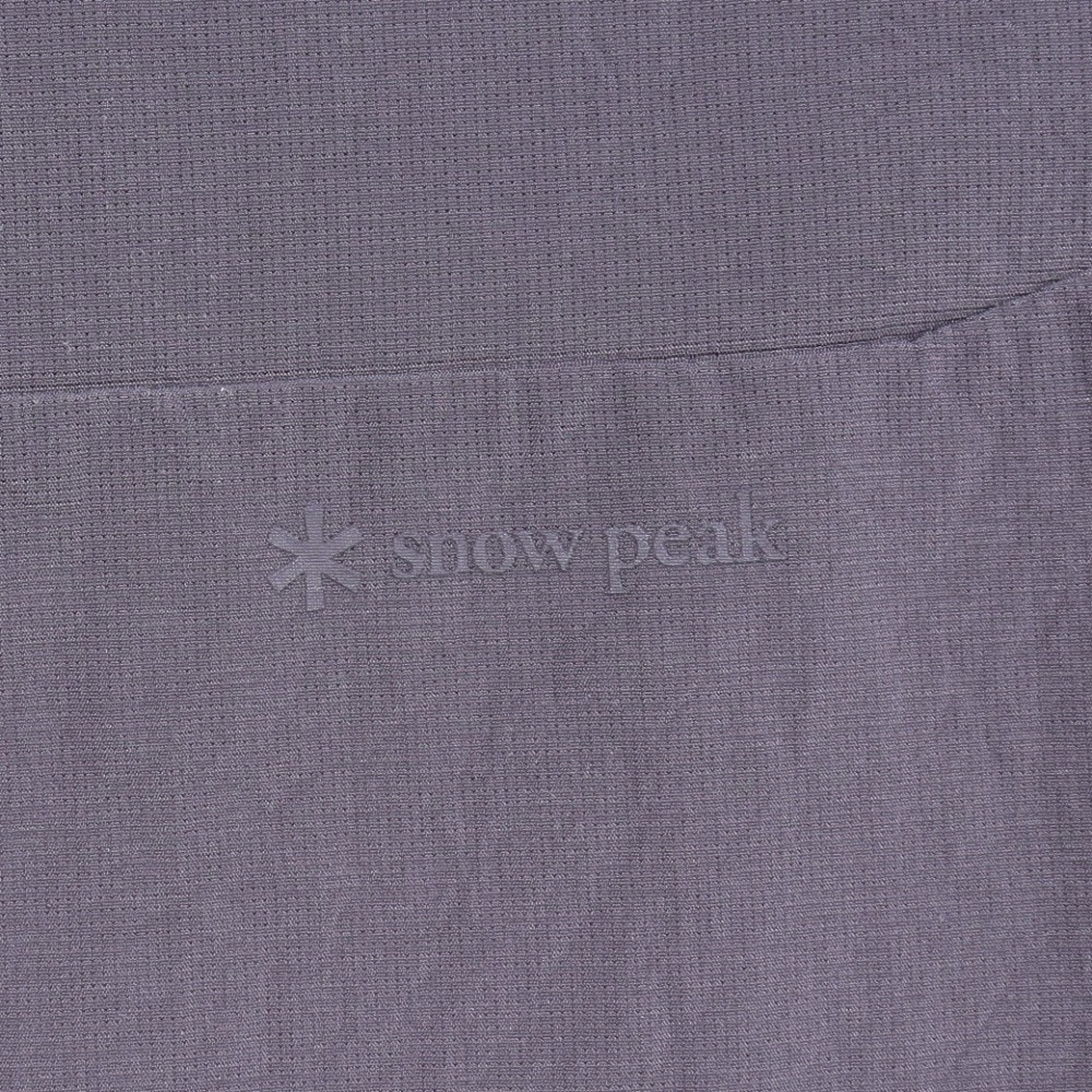 スノーピーク（snow peak）（メンズ、レディース）半袖Tシャツ Breathable クイックドライ TS-23SU009 AS ダークグレー