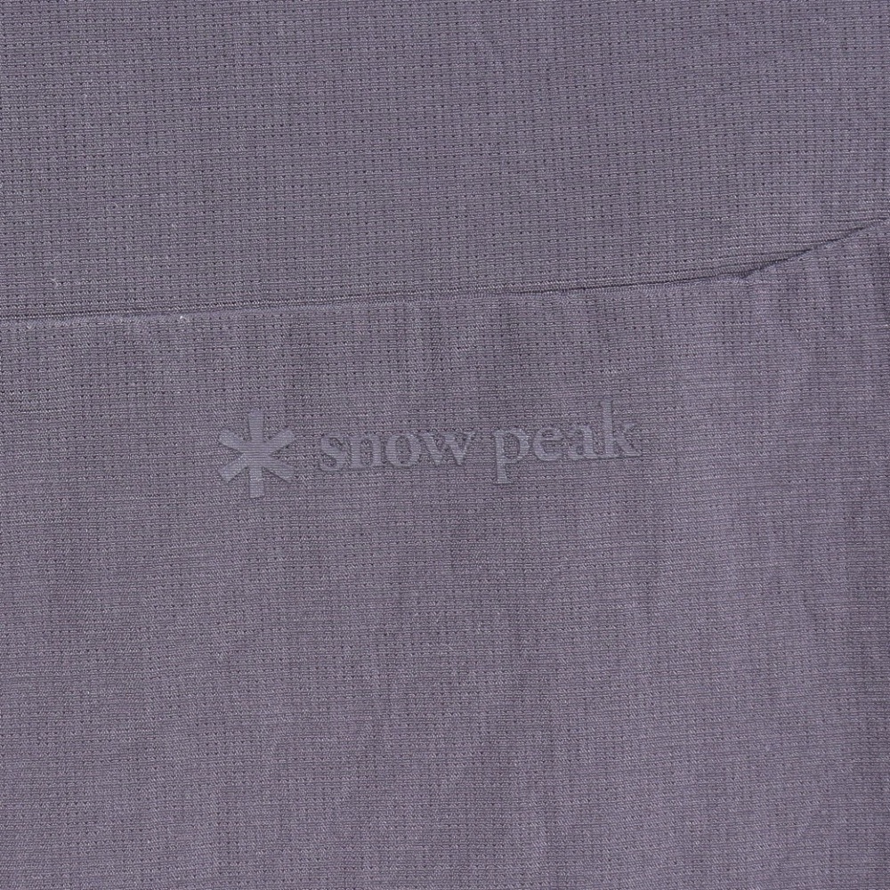 スノーピーク（snow peak）（メンズ、レディース）半袖Tシャツ Breathable クイックドライ TS-23SU009 AS ダークグレー