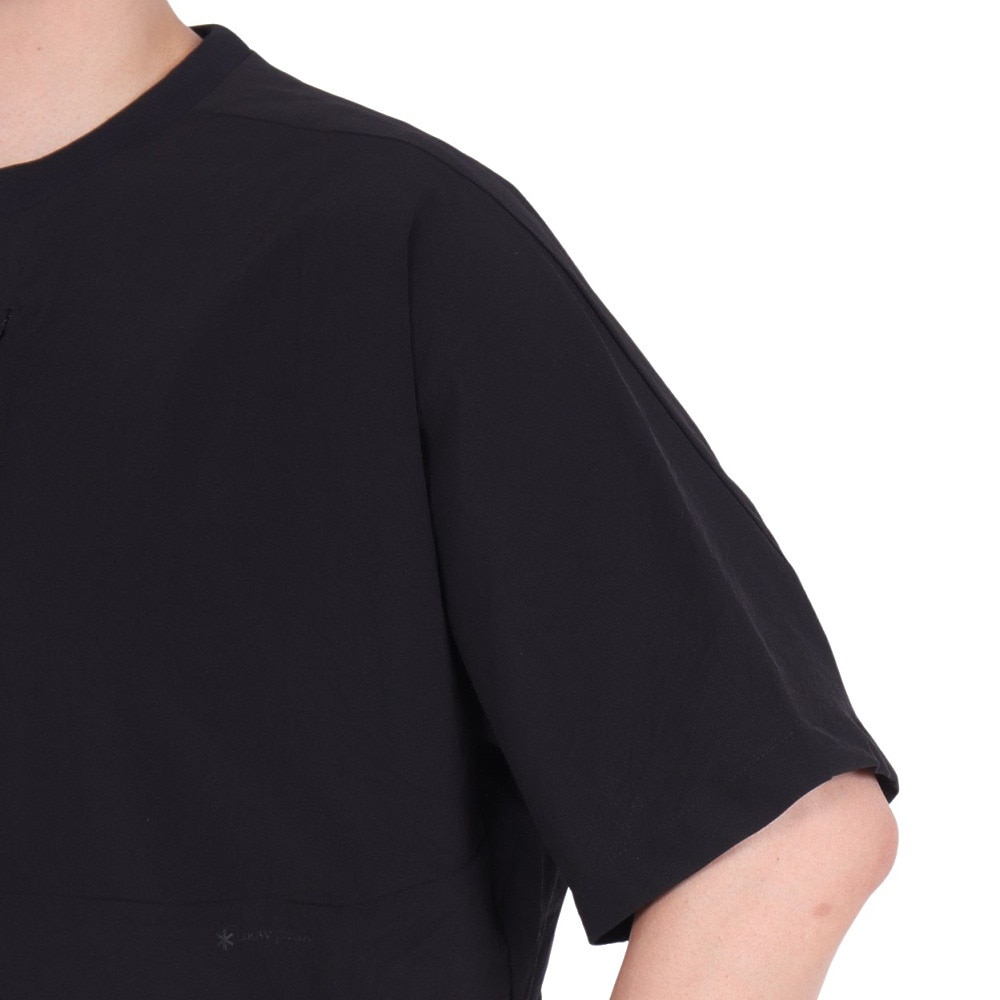 スノーピーク（snow peak）（メンズ、レディース）半袖Tシャツ Breathable クイックドライ TS-23SU009 BK ブラック