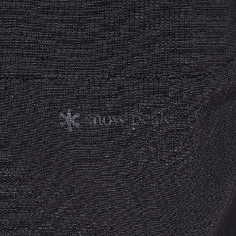 スノーピーク（snow peak）（メンズ、レディース）半袖Tシャツ Breathable クイックドライ TS-23SU009 BK ブラック