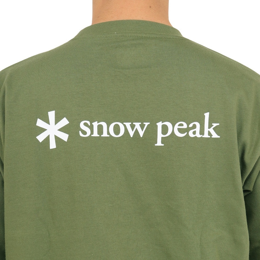 スノーピーク（snow peak）（メンズ）半袖Tシャツ バック
