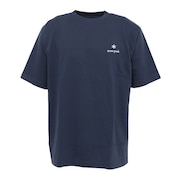 スノーピーク（snow peak）（メンズ）半袖Tシャツ ワンポイントロゴTシャツ SPE-TS-23AU003 NV ネイビー