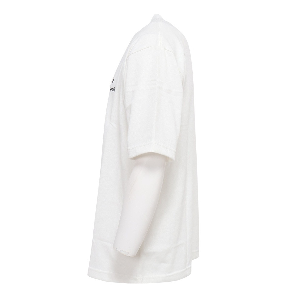 スノーピーク（snow peak）（メンズ）半袖Tシャツ ワンポイントロゴTシャツ SPE-TS-23AU003 WH ホワイト