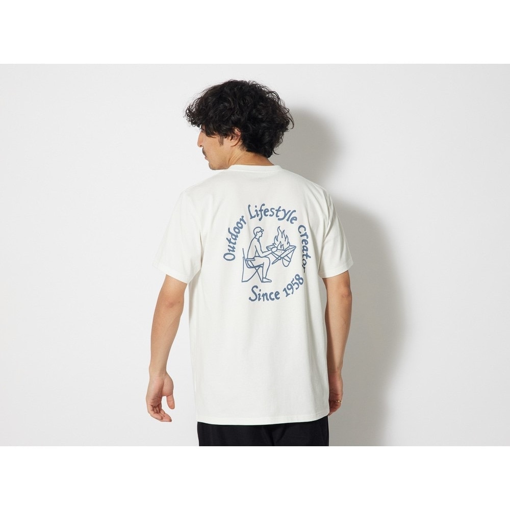 スノーピーク（snow peak）（メンズ）半袖Tシャツ Camping Club Tシャツ 1 TS-23AU002 WH ホワイト