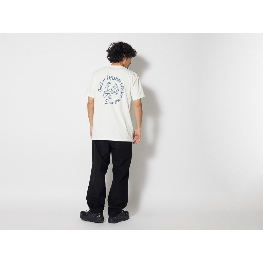 スノーピーク（snow peak）（メンズ）半袖Tシャツ Camping Club Tシャツ 1 TS-23AU002 WH ホワイト