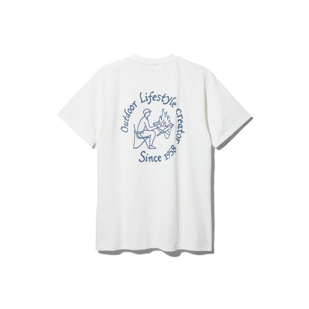 スノーピーク（snow peak）（メンズ）半袖Tシャツ Camping Club Tシャツ 1 TS-23AU002 WH ホワイト