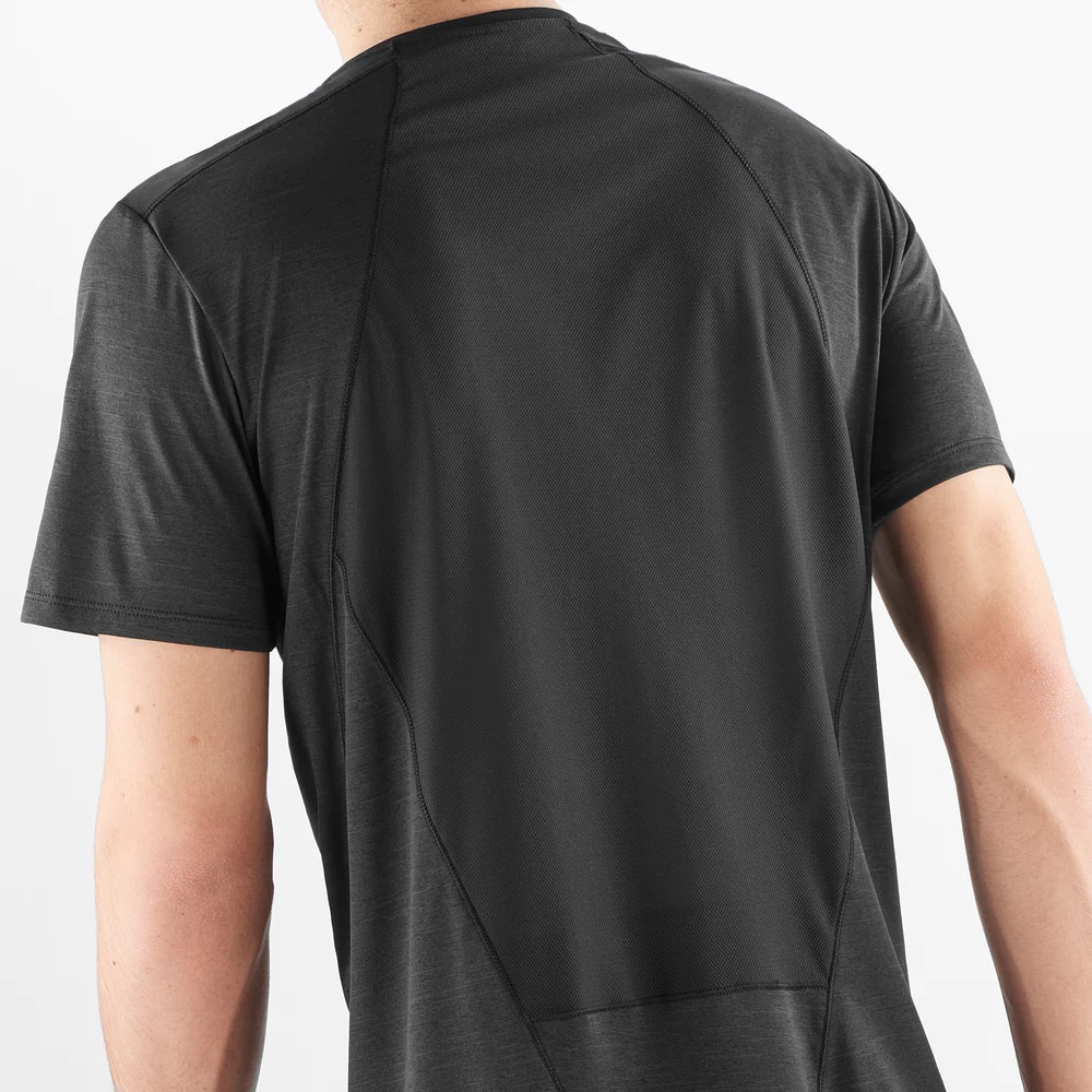 サロモン（SALOMON）（メンズ）半袖Tシャツ OUTLINE LC2116900