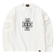(メンズ)フロントプリント 長袖Tシャツ 19807224
