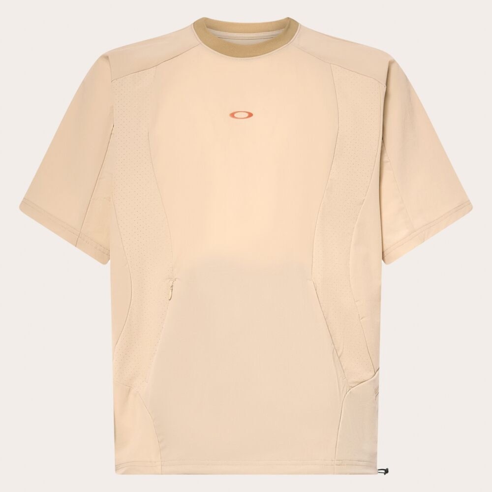 オークリー（OAKLEY）（メンズ）Tシャツ メンズ 半袖 マルチポケット ラチチュード LATITUDE ARC FOA405422-31R 吸汗速乾 通気性 軽量 トレーニング スポーツ ベージュ