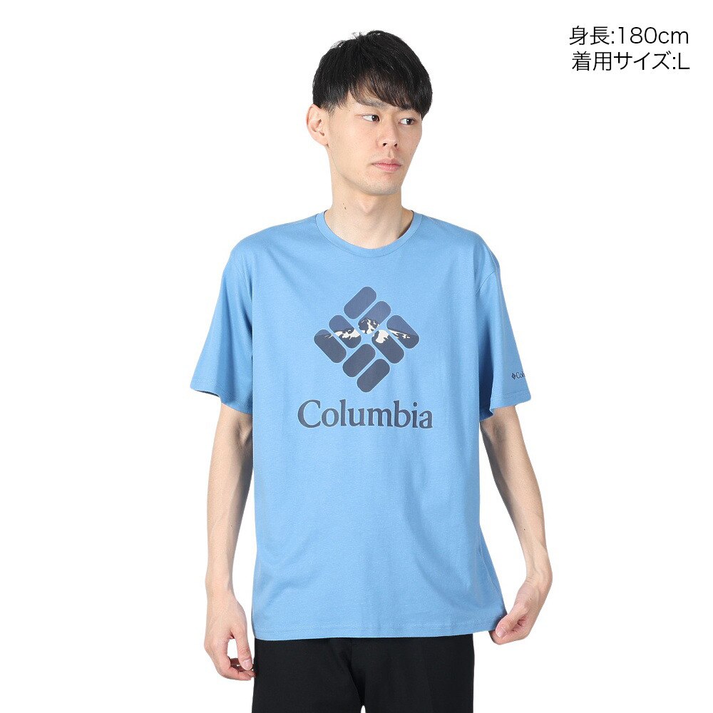 コロンビア（Columbia）（メンズ）半袖Tシャツ ラピッドリッジグラフィックTシャツ AX0403 477