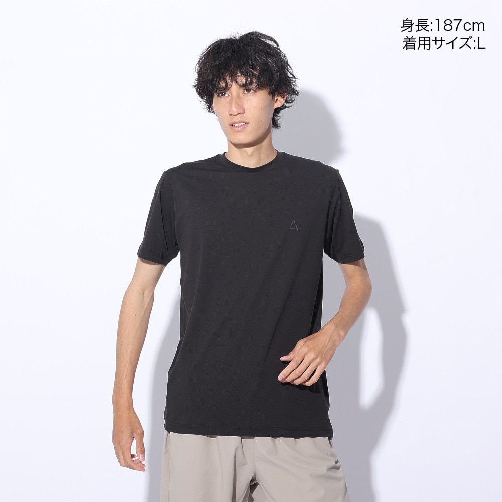 ロジャーエーガー（ROGEREGGER）（メンズ）スイスブランド 吸汗速乾 ストレッチ 半袖Tシャツ ルフトドライPP ショートスリーブ RE24SUK5610002 BLK