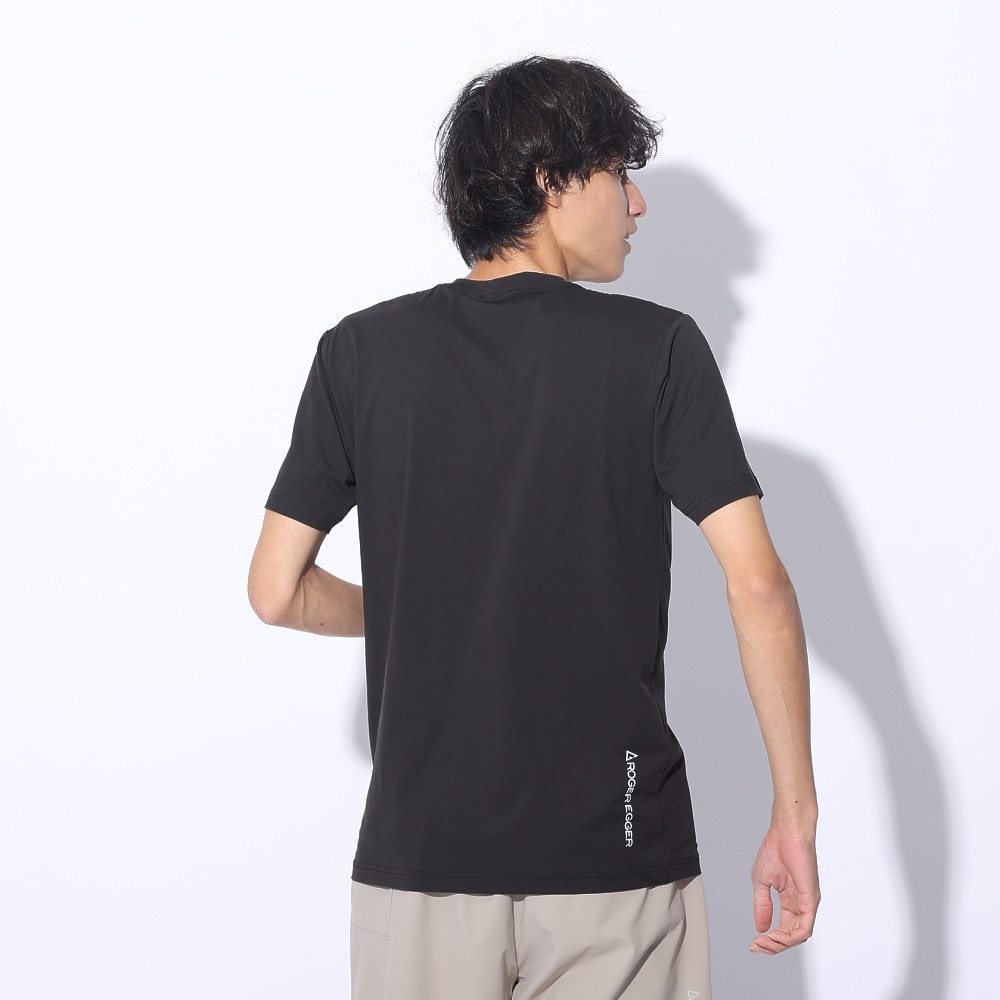 ロジャーエーガー（ROGEREGGER）（メンズ）スイスブランド 吸汗速乾 ストレッチ 半袖Tシャツ ルフトドライPP ショートスリーブ RE24SUK5610002 BLK