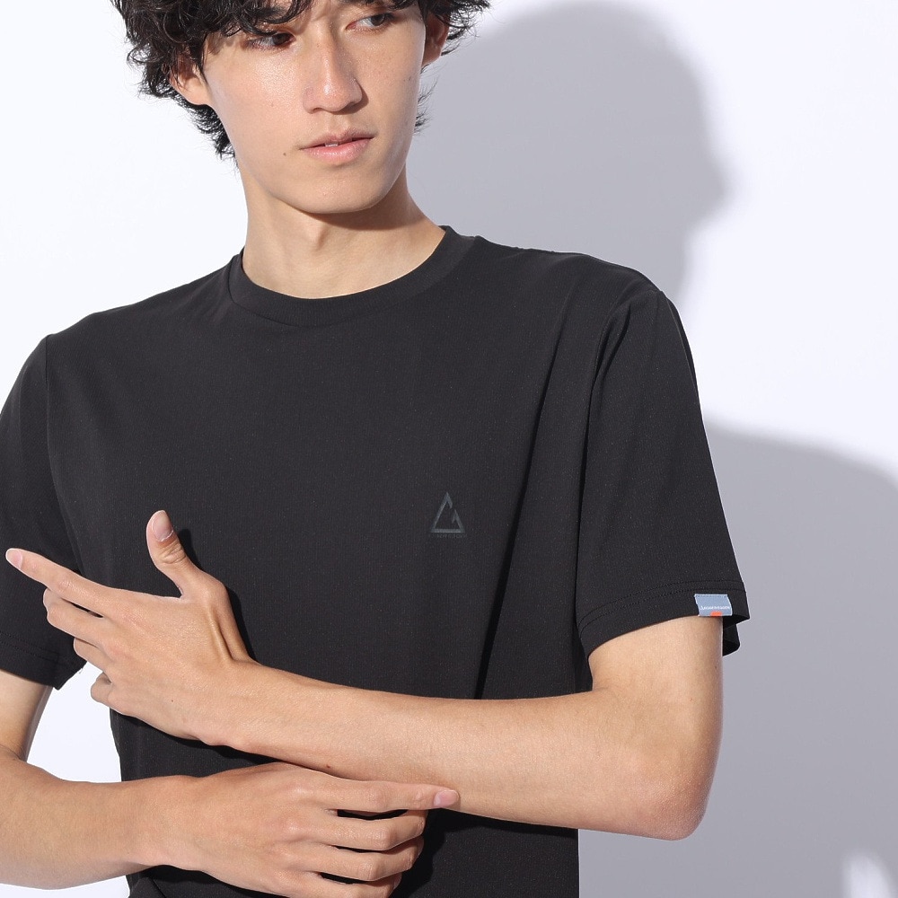 ロジャーエーガー（ROGEREGGER）（メンズ）スイスブランド 吸汗速乾 ストレッチ 半袖Tシャツ ルフトドライPP ショートスリーブ RE24SUK5610002 BLK