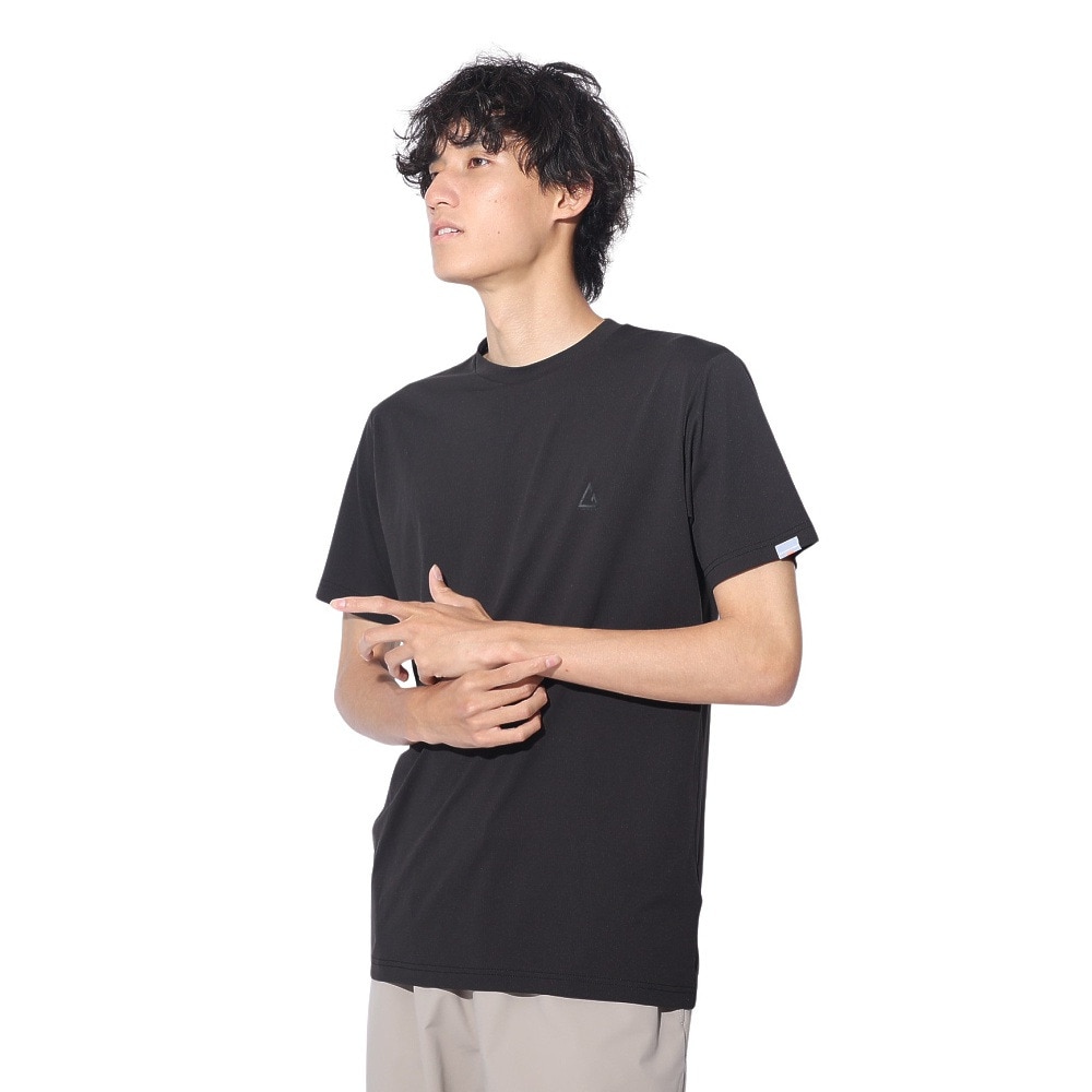 ロジャーエーガー（ROGEREGGER）（メンズ）スイスブランド 吸汗速乾 ストレッチ 半袖Tシャツ ルフトドライPP ショートスリーブ RE24SUK5610002 BLK