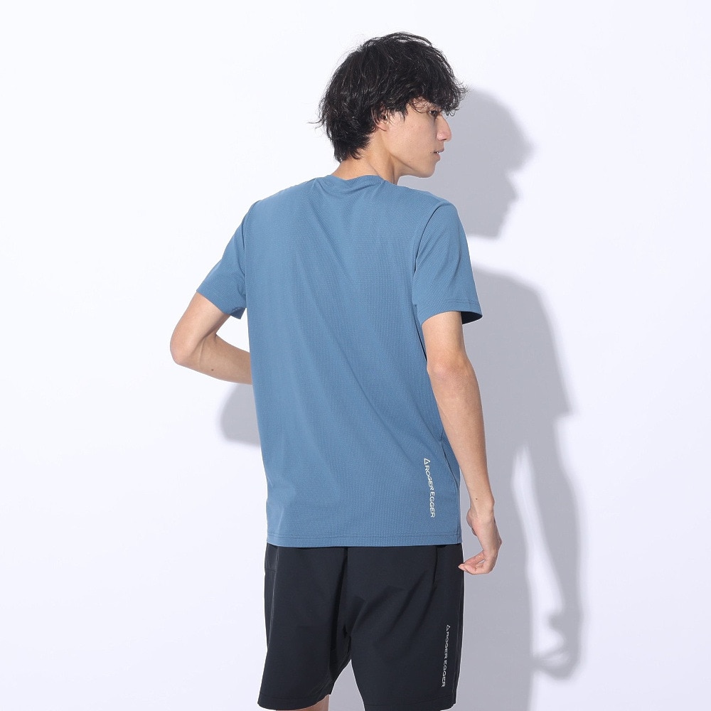 ロジャーエーガー（ROGEREGGER）（メンズ）スイスブランド 吸汗速乾 ストレッチ 半袖Tシャツ ルフトドライPP ショートスリーブ RE24SUK5610002 NVY