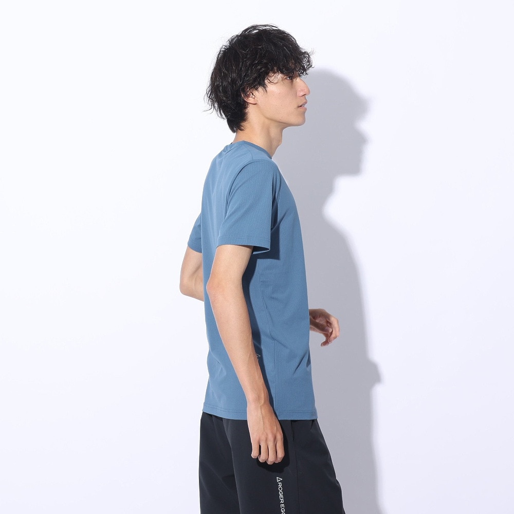 ロジャーエーガー（ROGEREGGER）（メンズ）スイスブランド 吸汗速乾 ストレッチ 半袖Tシャツ ルフトドライPP ショートスリーブ RE24SUK5610002 NVY