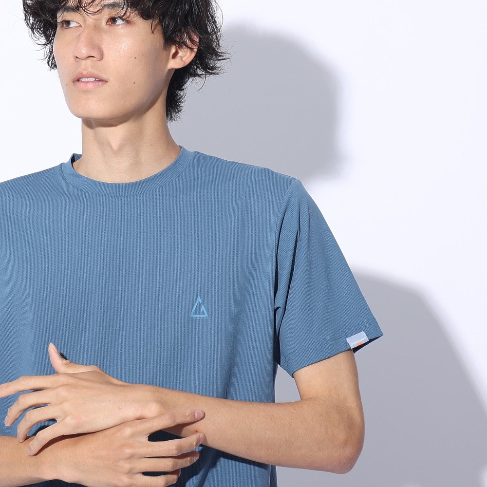 ロジャーエーガー（ROGEREGGER）（メンズ）スイスブランド 吸汗速乾 ストレッチ 半袖Tシャツ ルフトドライPP ショートスリーブ RE24SUK5610002 NVY