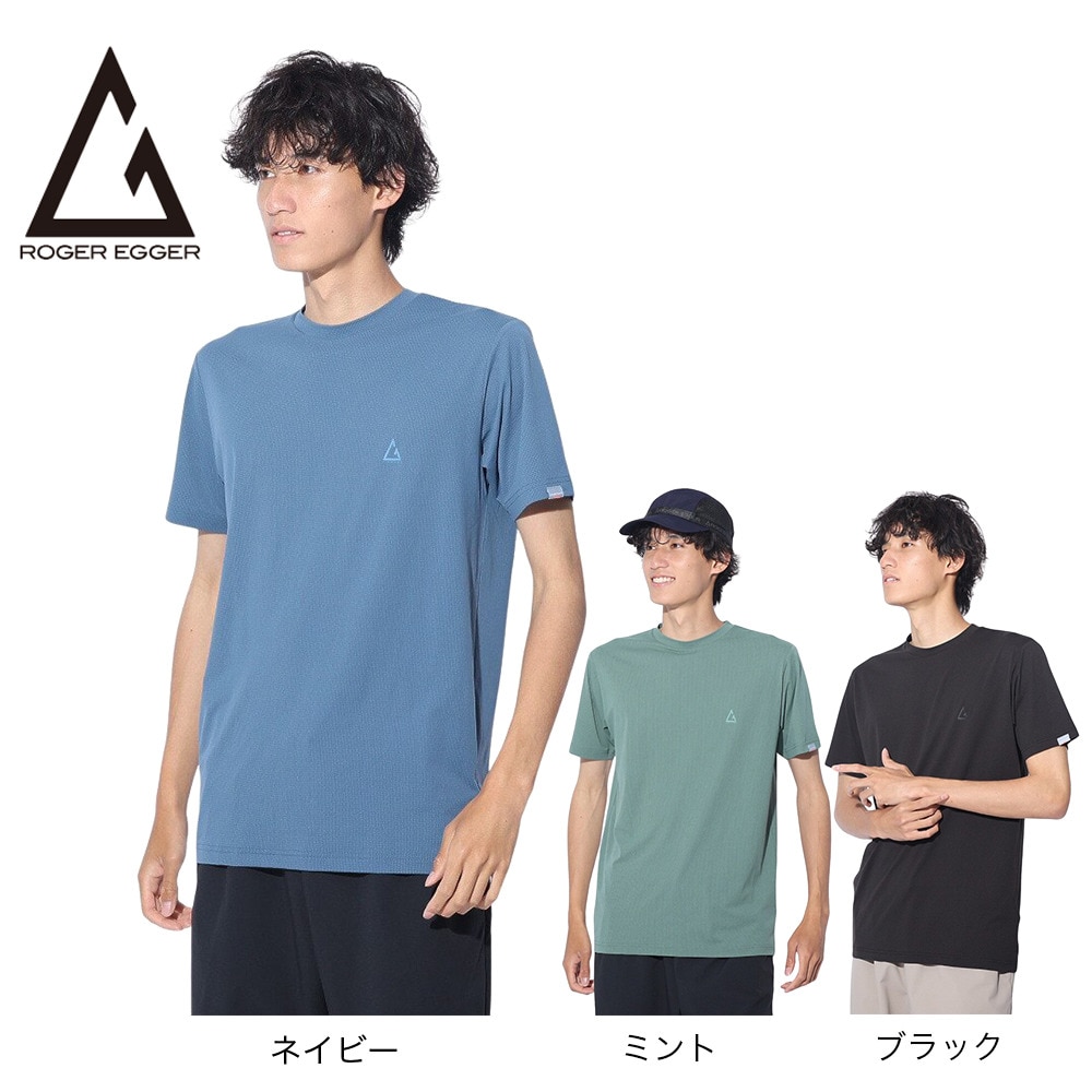 ロジャーエーガー（ROGEREGGER）（メンズ）スイスブランド 吸汗速乾 ストレッチ 半袖Tシャツ ルフトドライPP ショートスリーブ RE24SUK5610002 MNT