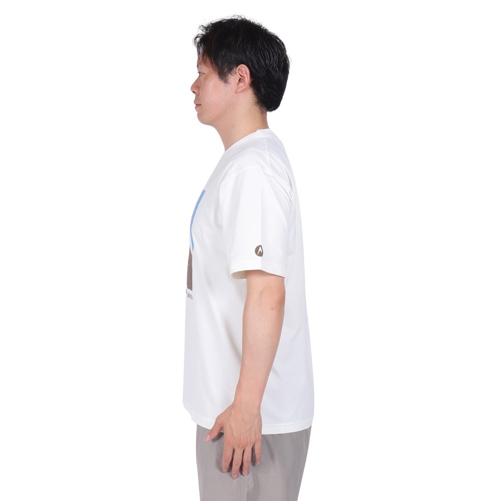 マーモット（Marmot）（メンズ）吸水速乾 半袖Tシャツ Crack-T TSSMC405-BWT
