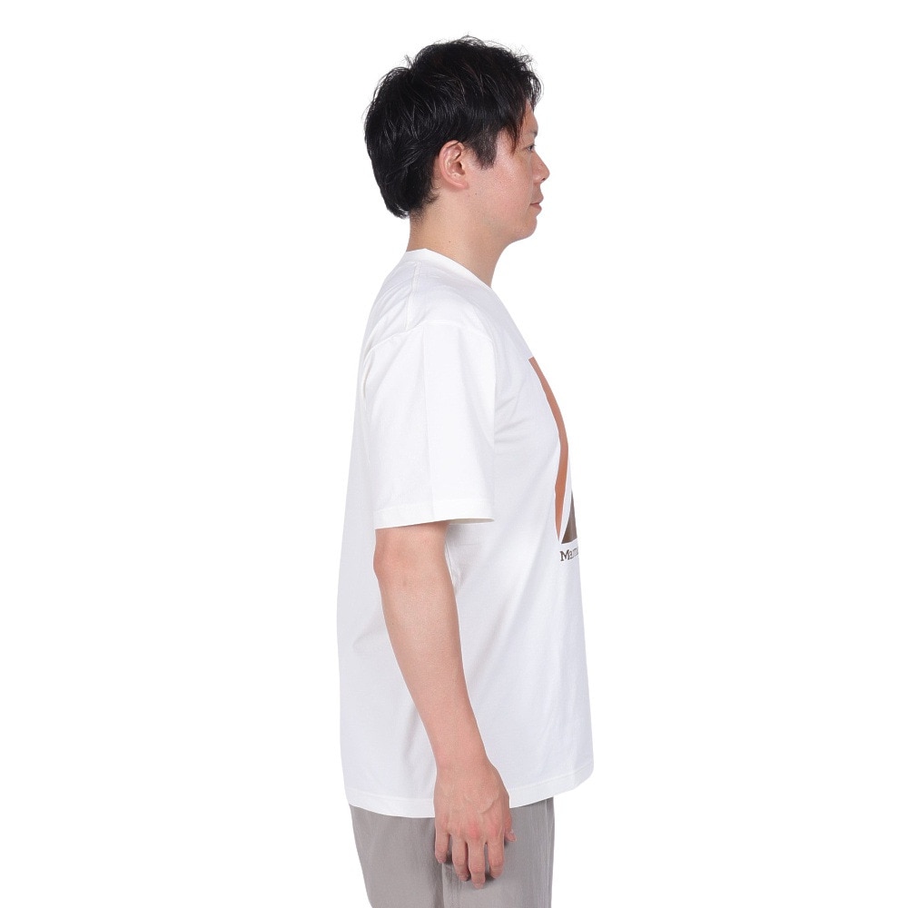 マーモット（Marmot）（メンズ）吸水速乾 半袖Tシャツ Crack-T TSSMC405-BWT