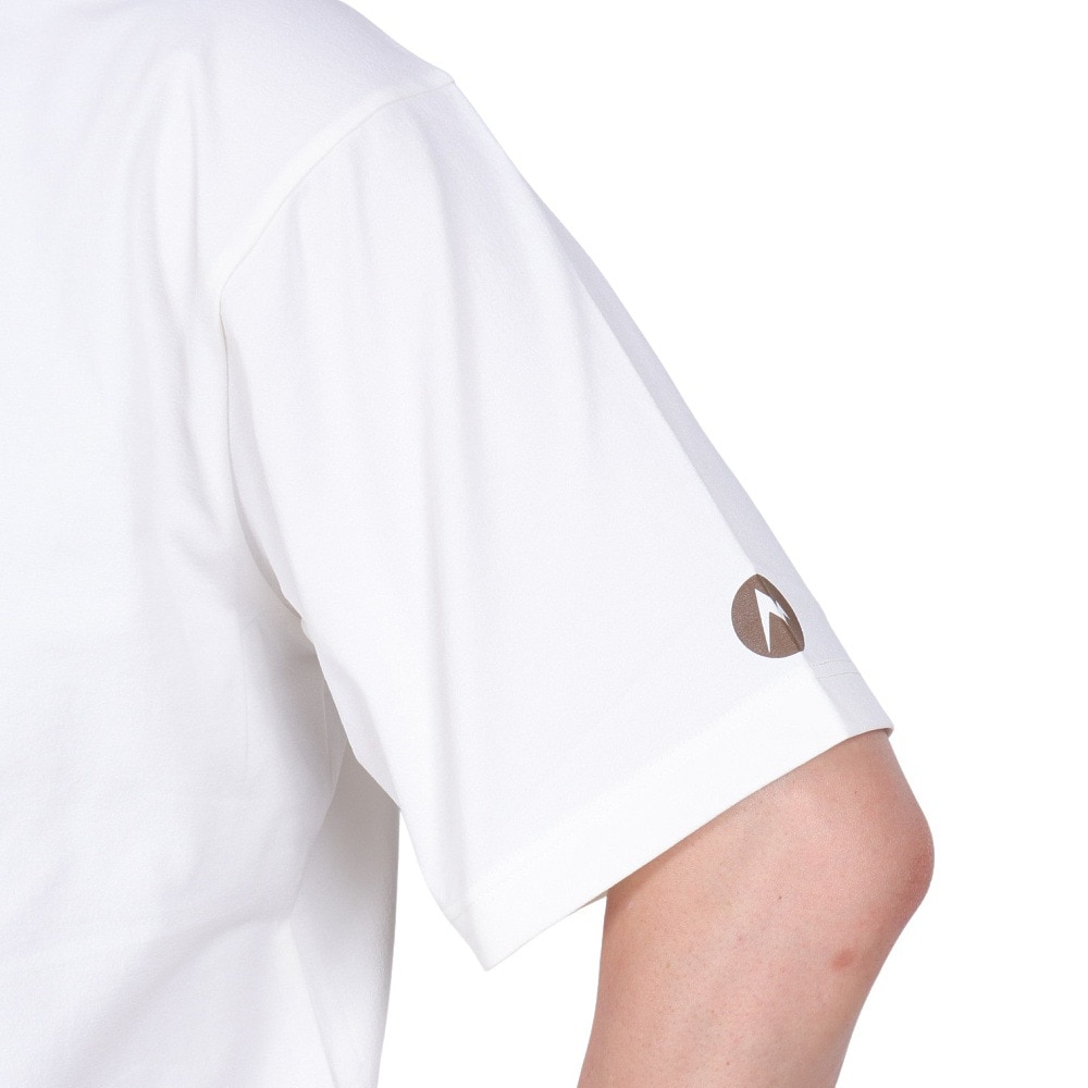 マーモット（Marmot）（メンズ）吸水速乾 半袖Tシャツ Crack-T TSSMC405-BWT
