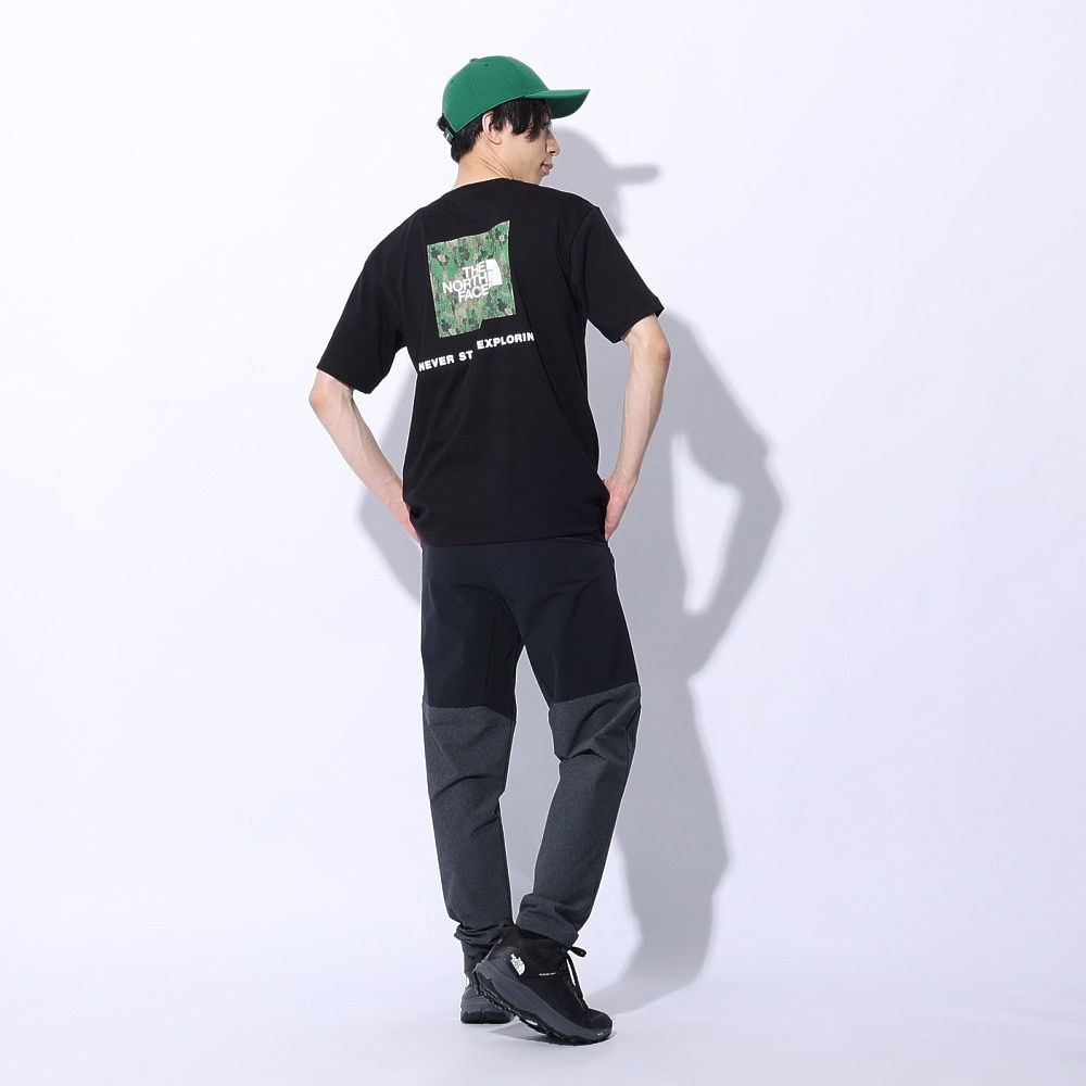 ザ・ノース・フェイス（THE NORTH FACE）（メンズ）Tシャツ 半袖 TNF SQAR LOGO スクエアロゴ NT32441X 黒 ブラック