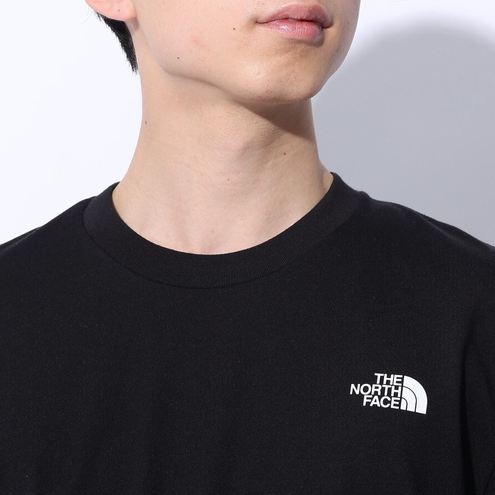 ザ・ノース・フェイス（THE NORTH FACE）（メンズ）Tシャツ 半袖 TNF SQAR LOGO スクエアロゴ NT32441X 黒 ブラック