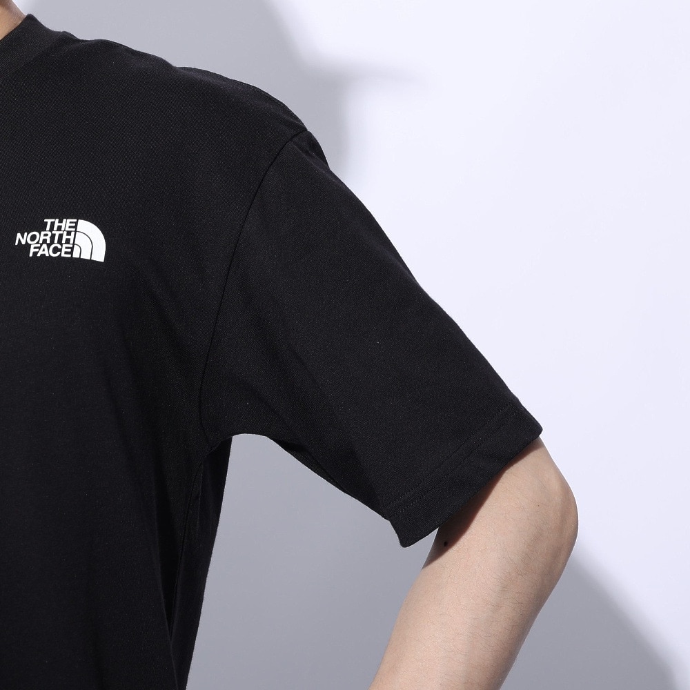 ザ・ノース・フェイス（THE NORTH FACE）（メンズ）Tシャツ 半袖 TNF SQAR LOGO スクエアロゴ NT32441X 黒 ブラック
