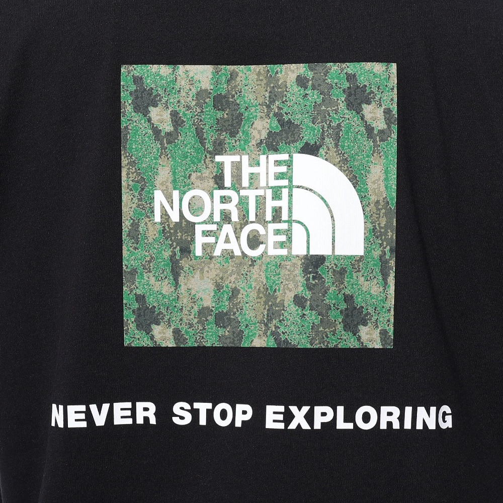 ザ・ノース・フェイス（THE NORTH FACE）（メンズ）Tシャツ 半袖 TNF SQAR LOGO スクエアロゴ NT32441X 黒 ブラック