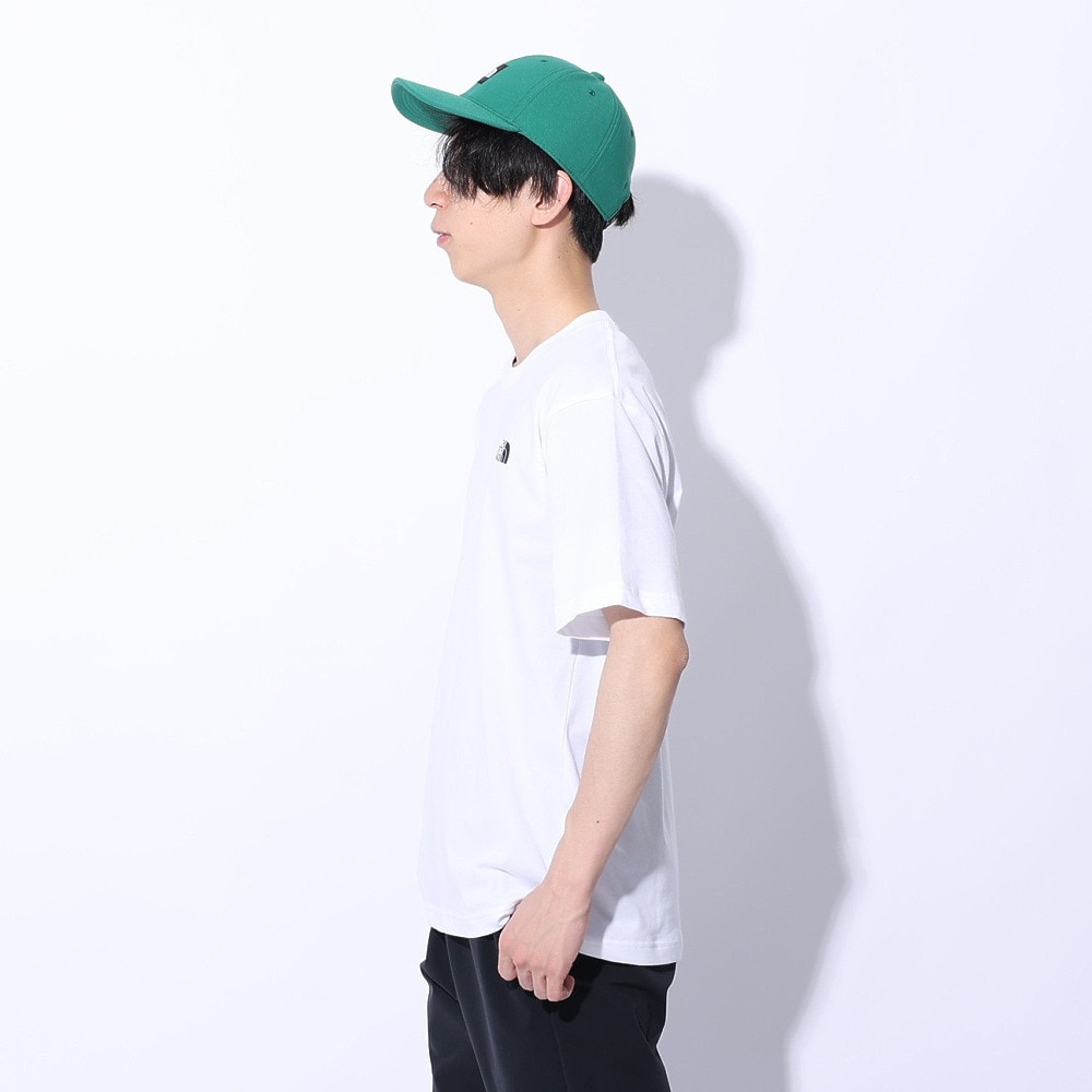 ザ・ノース・フェイス（THE NORTH FACE）（メンズ）Tシャツ 半袖 TNF SQAR LOGO スクエアロゴ NT32441X 白 ホワイト