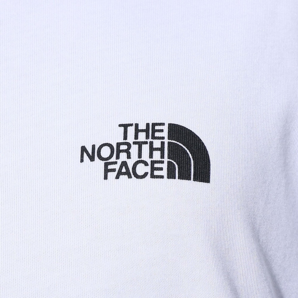 ザ・ノース・フェイス（THE NORTH FACE）（メンズ）Tシャツ 半袖 TNF SQAR LOGO スクエアロゴ NT32441X 白 ホワイト