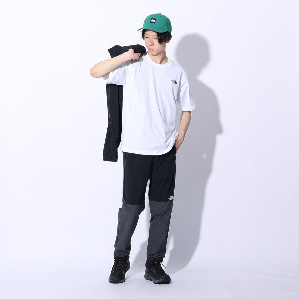 ザ・ノース・フェイス（THE NORTH FACE）（メンズ）Tシャツ 半袖 TNF SQAR LOGO スクエアロゴ NT32441X 白 ホワイト