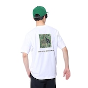 ノースフェイス（THE NORTH FACE）（メンズ）Tシャツ 半袖 TNF SQAR LOGO スクエアロゴ NT32441X 白 ホワイト