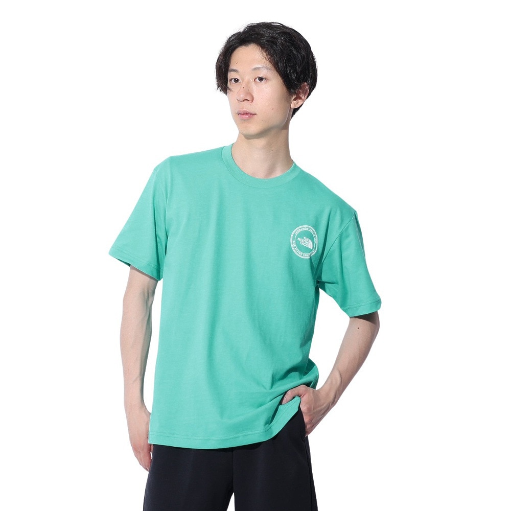 ザ・ノース・フェイス（THE NORTH FACE）（メンズ）Tシャツ 半袖 SIMPLE LOGO シンプルロゴ NT32442X GA