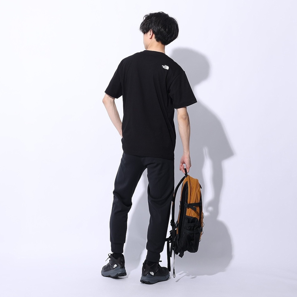 ザ・ノース・フェイス（THE NORTH FACE）（メンズ）Tシャツ 半袖 SIMPLE LOGO シンプルロゴ NT32442X 黒 ブラック