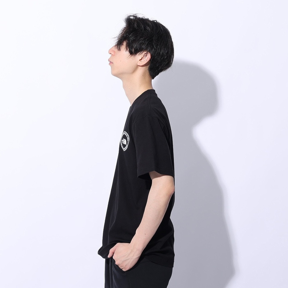 ザ・ノース・フェイス（THE NORTH FACE）（メンズ）Tシャツ 半袖 SIMPLE LOGO シンプルロゴ NT32442X 黒 ブラック