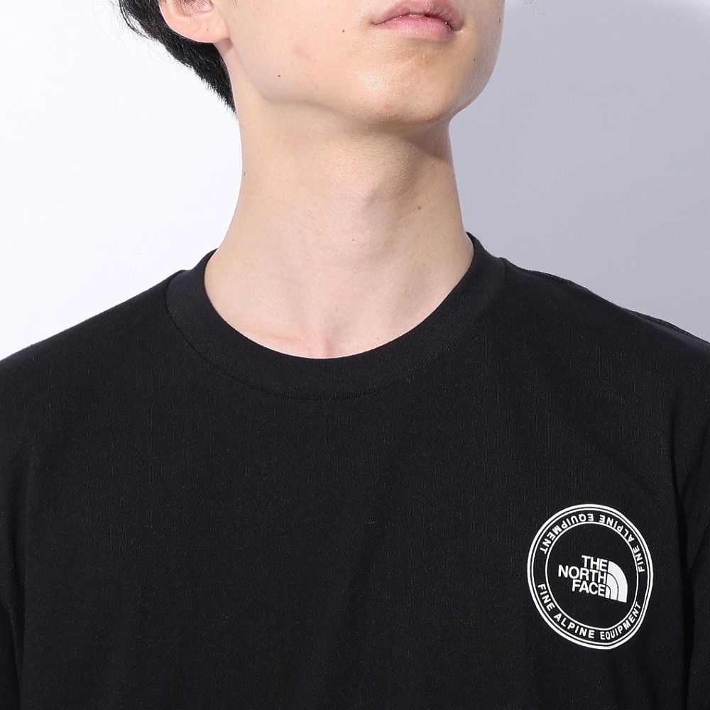 ザ・ノース・フェイス（THE NORTH FACE）（メンズ）Tシャツ 半袖 SIMPLE LOGO シンプルロゴ NT32442X 黒 ブラック