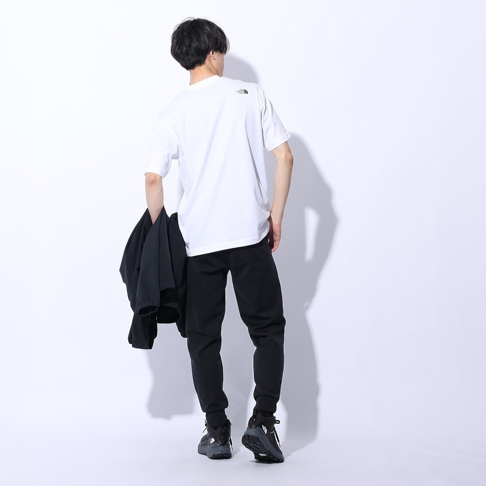 ザ・ノース・フェイス（THE NORTH FACE）（メンズ）Tシャツ 半袖 SIMPLE LOGO シンプルロゴ NT32442X 白 ホワイト