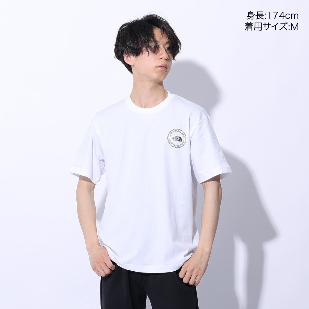 ザ・ノース・フェイス（THE NORTH FACE）（メンズ）Tシャツ 半袖 SIMPLE LOGO シンプルロゴ NT32442X 白 ホワイト