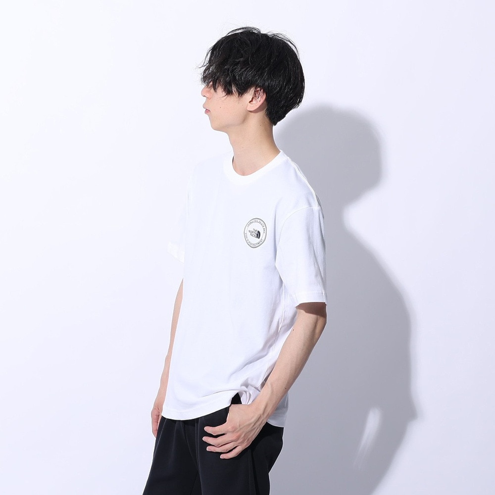 ザ・ノース・フェイス（THE NORTH FACE）（メンズ）Tシャツ 半袖 SIMPLE LOGO シンプルロゴ NT32442X 白 ホワイト