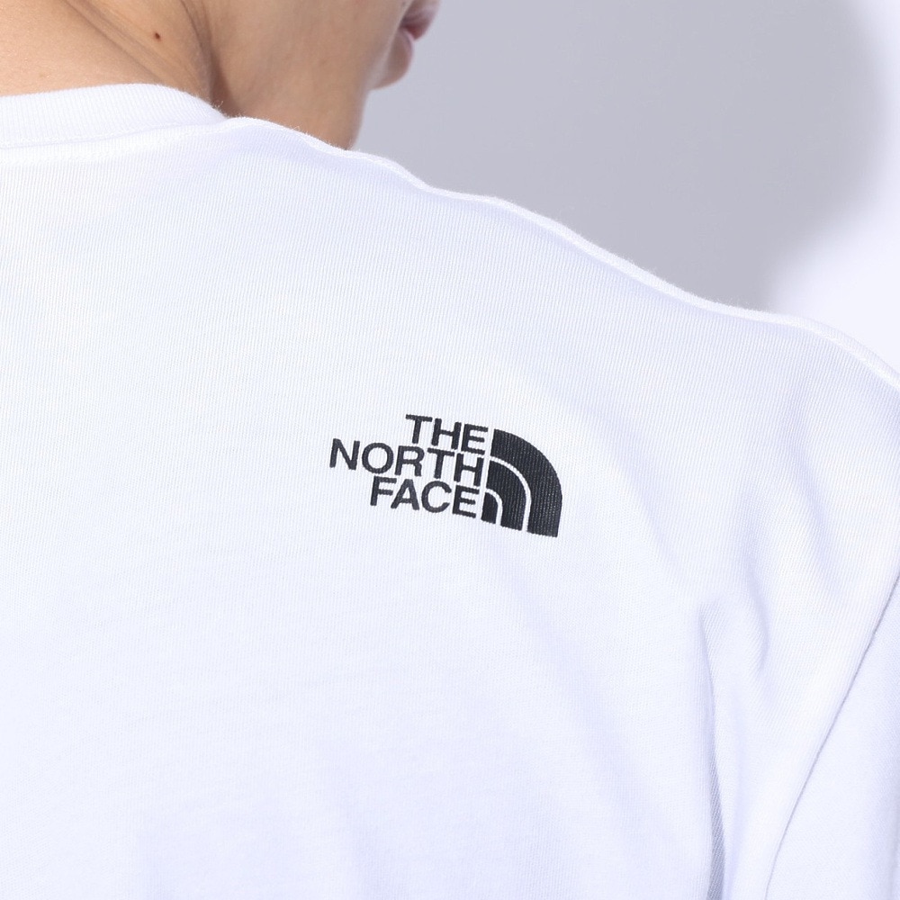 ザ・ノース・フェイス（THE NORTH FACE）（メンズ）Tシャツ 半袖 SIMPLE LOGO シンプルロゴ NT32442X 白 ホワイト