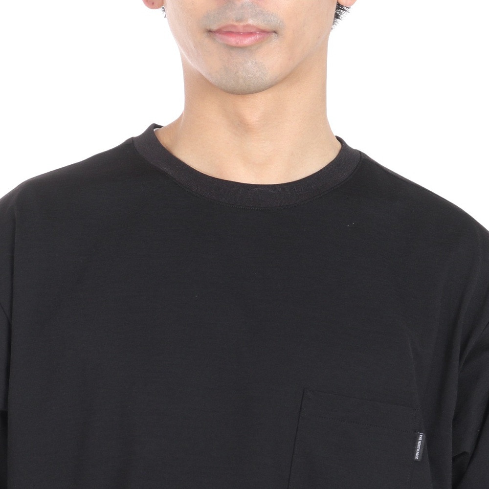 ザ・ノース・フェイス（THE NORTH FACE）（メンズ）半袖 エアリーポケットTシャツ NT12447 K