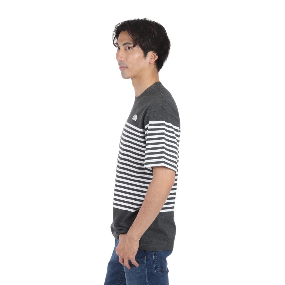 ザ・ノース・フェイス（THE NORTH FACE）（メンズ）半袖Tシャツ ショートスリーブ パネルボーダーTシャツ NT32406 ZC