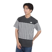 (メンズ)半袖Tシャツ ショートスリーブ パネルボーダーTシャツ NT32406 ZC