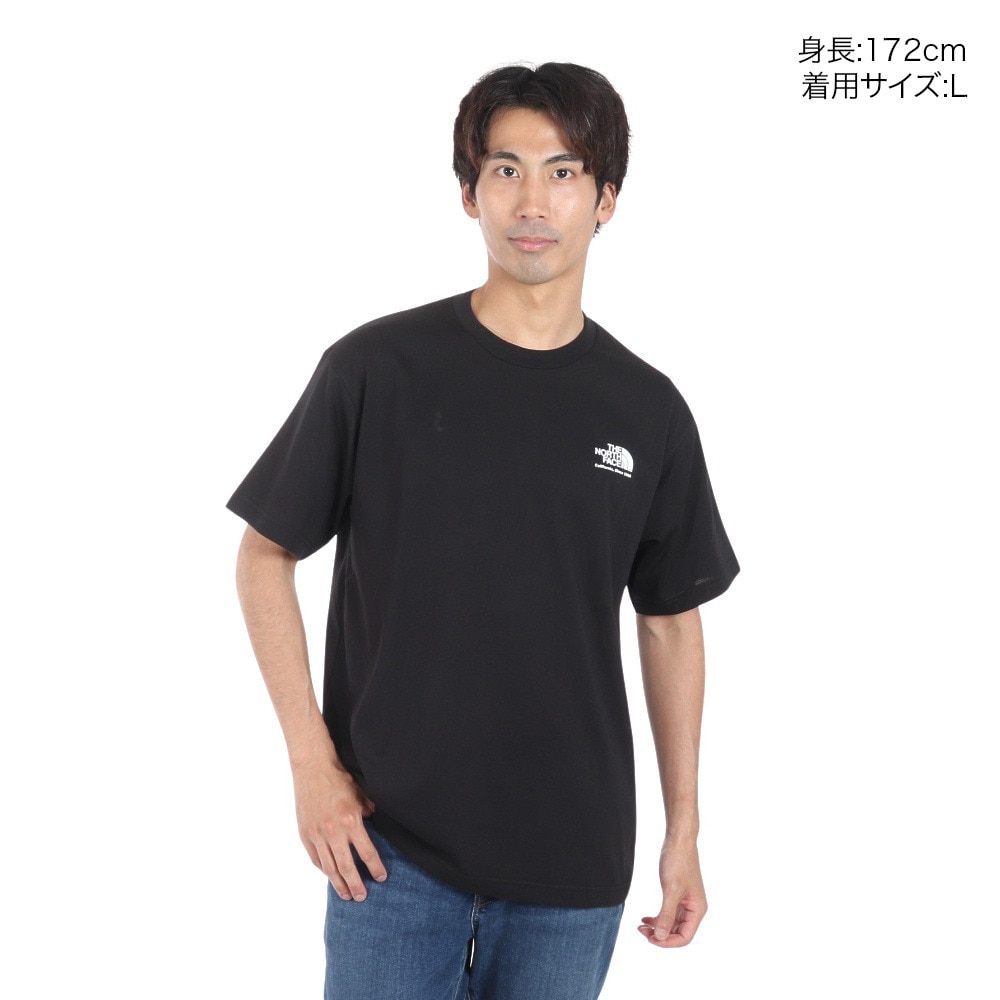 ザ・ノース・フェイス（THE NORTH FACE）（メンズ）速乾 ソフト 半袖Tシャツ ヒストリカル ロゴTシャツ NT32407 K